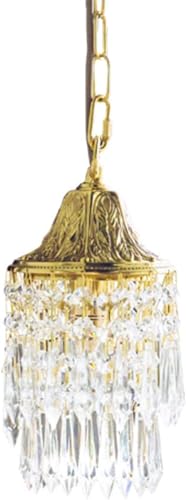 Luminaire de lustre moderne en cristal et suspension pour couloir et salle de bain