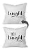 Oh, Susannah Tonight Not Tonight Reversible Throw Pillow Case Cover Fits 18x18 Insert Packaged in Gift Box Ideal for Bachelorette Party Bridal Shower Gifts for The Bride Unique