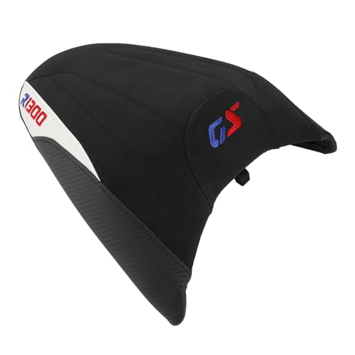 Asiento para R1300GS sillín plano azul y blanco para rutas de fin de semana en moto