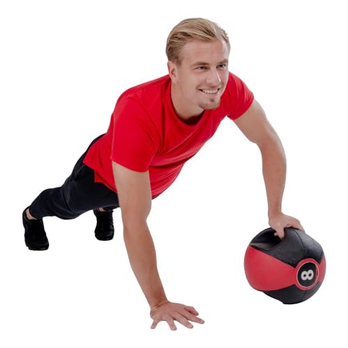 Pure2Improve Unisex's Medicine Ball, Red/Black, 8Kg