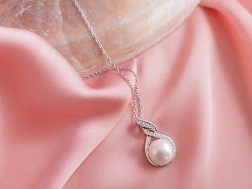 Gifts For Wife Wedding Anniversary - mothers day gifts for wife - AAA+ Real Pearl Necklaces For Women (18k Gold Platting 925 Sterling Silver) mothers necklace ideas Birthday Freshwater Pearl Necklace2