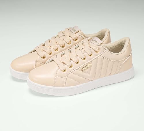 Image of LUCKY STEP Glitter Shoes Sparkly Bling Shiny Bedazzled Lace up Fashion Sneakers for Women