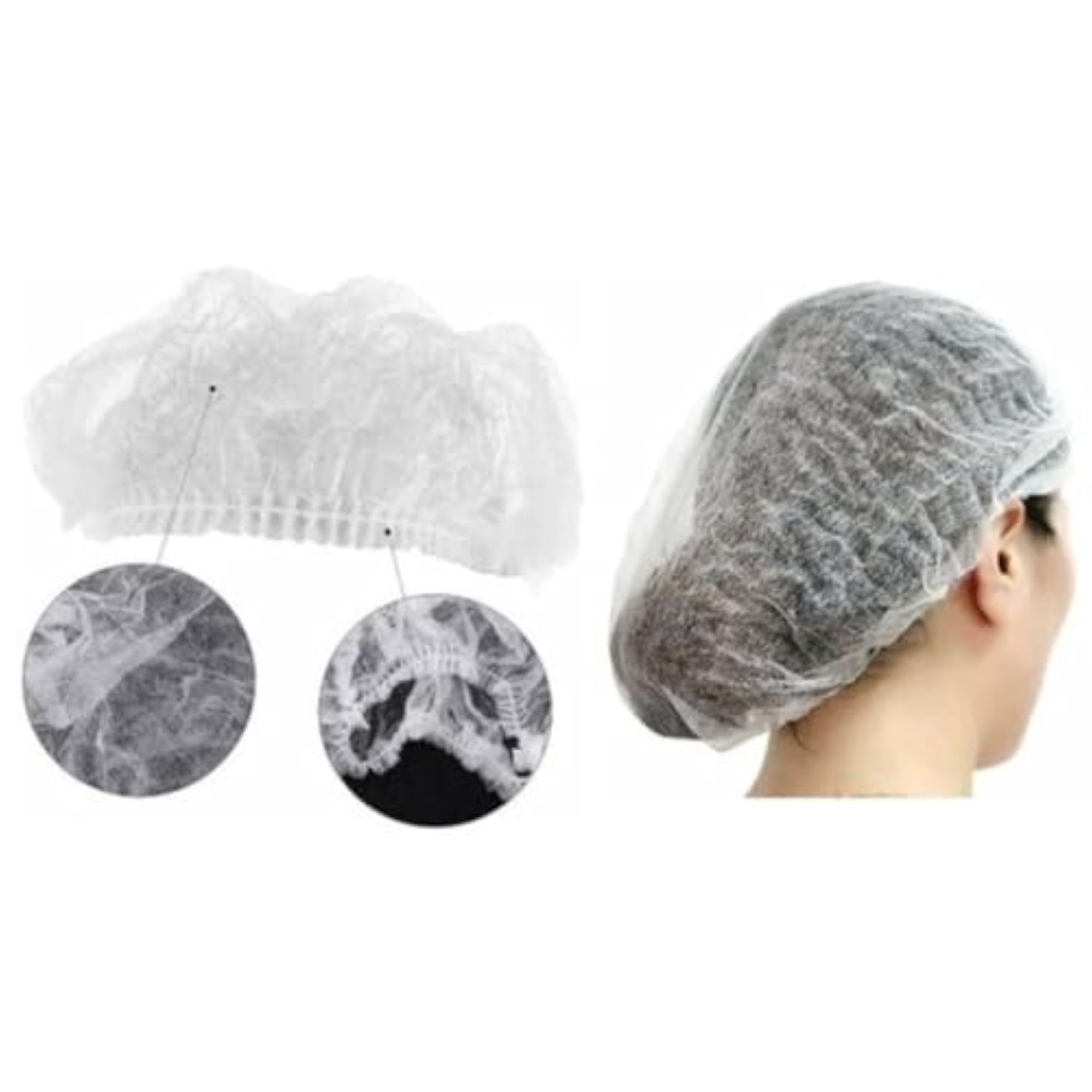 Disposable Nonwoven Bouffant Caps for Hospitals