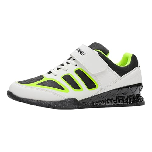 Fooceoute Zapatos de Peso Muerto,Zapatos Deportivos Peso Muerto,Zapatos De Levantamiento De Pesas En Cuclillas,Zapatos Sentadillas,Transpirable,Antideslizante,Adecuado para Gimnasios.