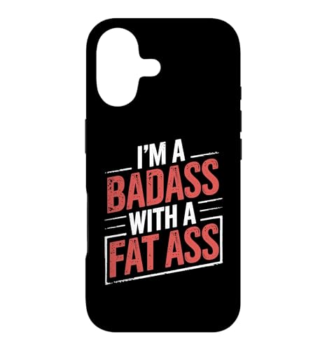 I'm a Badass with a Fat Ass �W�� ���[�N�A�E�g �t�B�b�g�l�X���D�� �X�}�z�P�[�X iPhone 17 �p