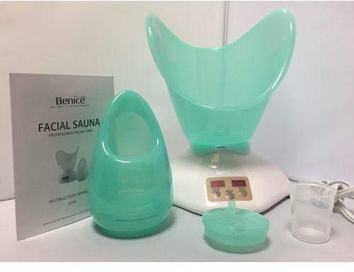 Bella Faccia Facial Sauna Steamer for Nose & Facial Steamer Vaporizer, Nozzle Inhaler, Cough & Cold Steamer for For Kids And Adults With Free Facial Cleaning Wash Puff Sponge... - Image 3