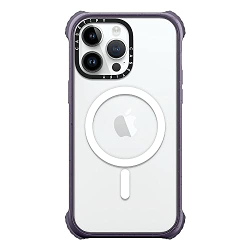 Casetify Ultra Impact Iphone 14 Pro Max Case With Matte Bumper [5X Military Grade Drop Tested / 11.5Ft Drop Protection/Compatible With Magsafe] - Deep Purple #TOP1