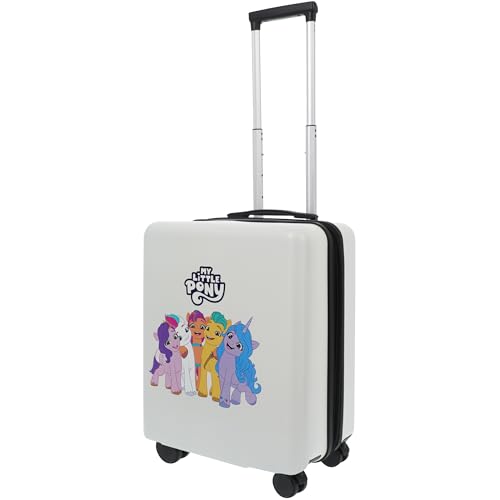 FUL Little Pony 22.5 Inch Carry On Luggage, Hardshell Rolling Suitcase with Spinner Wheels, White