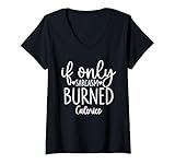 Photo Gallery donna if only sarcasm burned calories divertente amante dell allenamento in palestra maglietta con collo a v Photo Gallery donna if only sarcasm burned calories divertente amante dell allenamento in palestra maglietta con collo a v