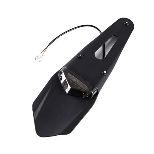 Feu arrière moto LED universel avec feu stop et carte électronique intégrée pour enduro