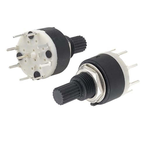 Interrupteur rotatif SR16 16mm pour restaurer vos équipements audio et radios
