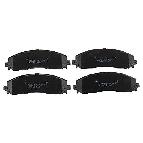 Image of TRQ Brake Pad & Rotor Kit Semi-Metallic Compatible with 2017-2019 Ford F-350 Super Duty