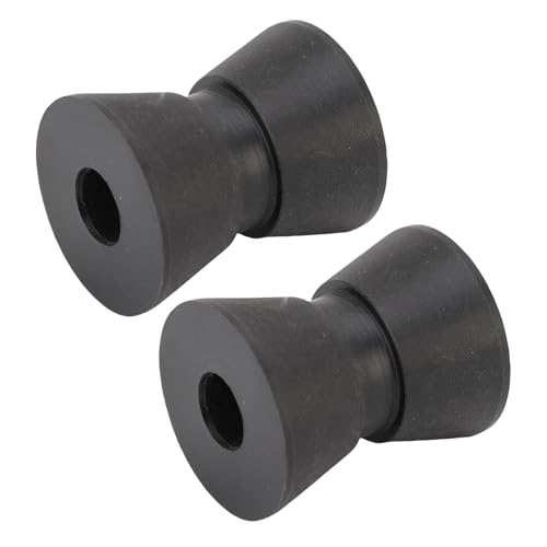 2Pcs Boat Trailer Roller Assembly Bow Roller, Black 1.5 X 1.9inch Nylon Boat Bow Trailer Roller for Trailers Yacht Marine Motorboat, nhanced Boating Experience