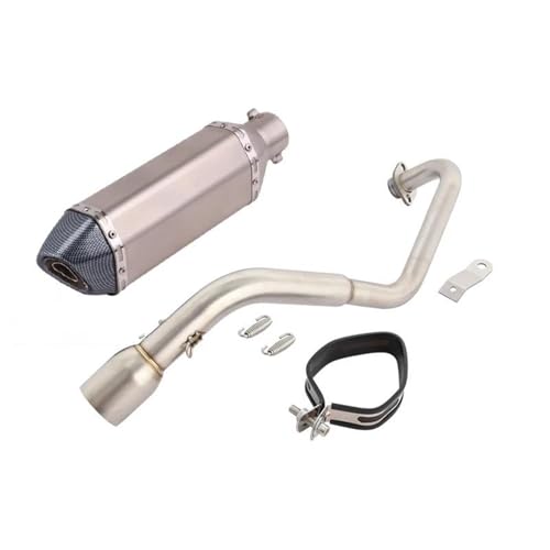Ligne d'échappement complète Grom 125 avec tuyau de raccordement avant moto MSX125