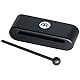 Meinl Percussion Wood Block Instrument - Mittelgroßes Schlaginstrument inkl. Holzschlägel - Siam Eiche, Schwarz (MWB1BK)