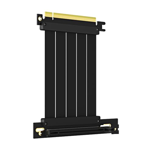 GLOTRENDS 100mm PCIe 4.0 X16 Riser Cable for PCIe 4.0/3.0 GPUs Such as GeForce RTX 40/30 Series and AMD Radeon RX7000/RX6000 Series etc