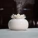 yywl Diffusore di Aromi 200ml Ceramica Ultrasonic Aroma Umidificatore Air Diffuser semplicità Lotus Purificatore Atomizer Olio Essenziale Diffusore De