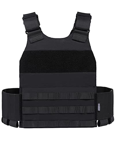 Image of OneTigis Low Profile Tactical MOLLE Vest, Adjustable Waist Airsoft Vest