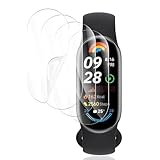 Gelaasso 4 Pices TPU Protection D'cran pour Xiaomi Smart Band 10, Protection Film Flexible, HD Clair Souple Auto-Cicatrisant Film Flexible de Protection d'cran