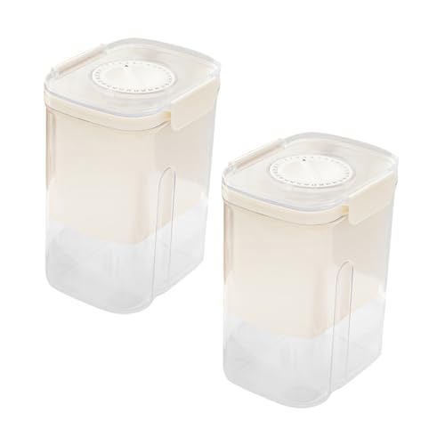 VALICLUD 2 Piezas Colador para Yogur Reutilizable con Tapa Malla Fina de Alta Filtración Compacto y Portátil para Elaboración Casera de Yogur y Queso Diseño Ahorra Espacio para Cocina