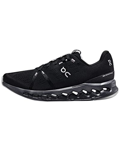 On Damen Cloudsurfer Laufschuhe, All Black, 40.5