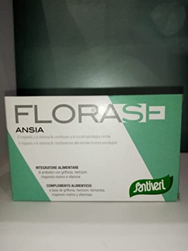Santiveri – Florase Ansia Cápsulas / 40 Cápsulas A Base De Griffonia, Hericium, Fermentos, Magnesio Marino Y Vitaminas
