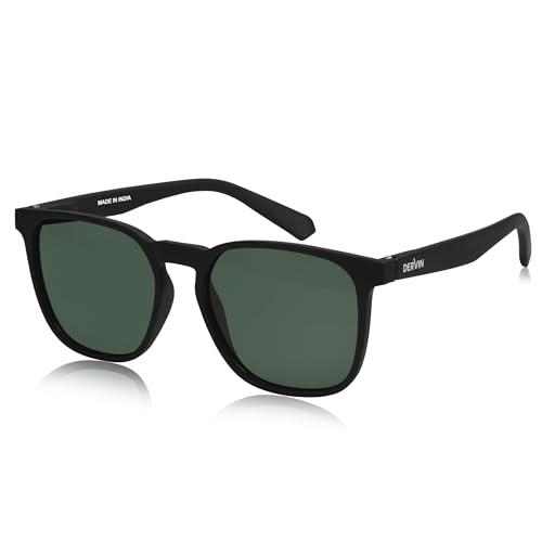 Image of Dervin Square Polarized UV Protected Sunglasses for Men and Women
