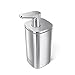 Produktbild Simplehuman Puls-Seifenspender aus Gebürstetem Edelstahl in der Farbe Silber 295ml, Maße: 18cm x 9,4cm, KT1183