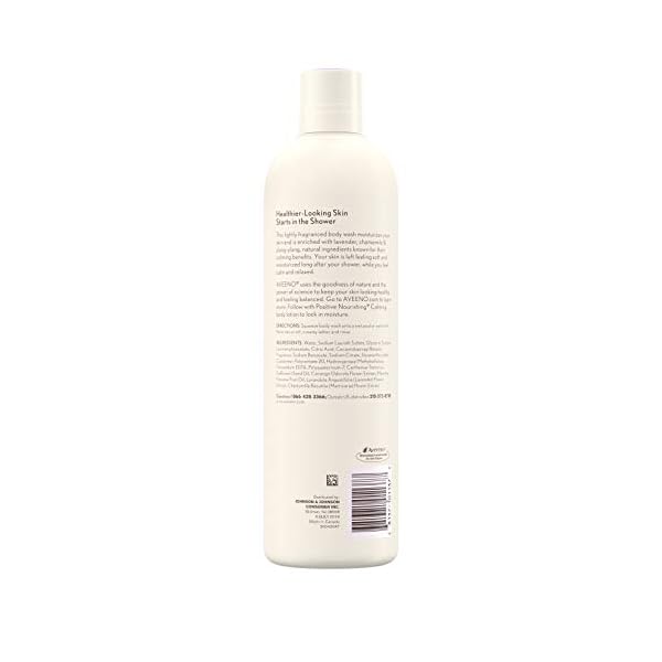 Aveeno-Positively-Nourishing-Calming-Body-Wash-with-Lavender-Chamomile-Ylang-Ylang-Lightly-Scented-Daily-Moisturizing-Body-Cleanser-to-Soothe-Relax-16-fl-oz Aveeno Positively Nourishing Calming Body Wash with Lavender, Chamomile & Ylang-Ylang, Lightly Scented Daily Moisturizing Body Cleanser to Soothe & Relax, 16 fl. oz