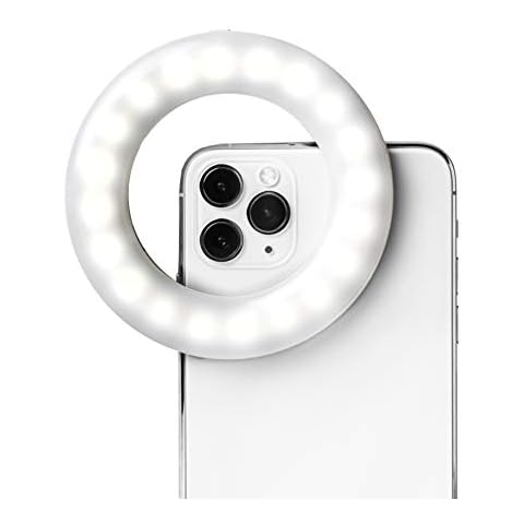 LITTIL Selfie One - Ring Light for Phone, iPhone, Android or Laptop | 3 Adjustable Light Modes | Rechargeable Batteries | Clip On Design | Perfect for Beauty, Influencers, Creators Cover