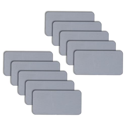 Tie Down 10 Pack 4 x 2 x 1/8 Steel Plates 11 Gauge A36 Carbon Steel Made in USA Weldable Steel for DIY Bracing and Mounting