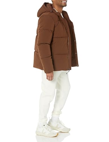 Image of Amazon Essentials Mens Mid-Length Hooded Puffer Coat (Available in Big & Tall)