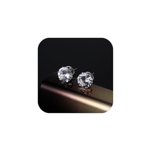 my+orders 1 dollar items only Hypoallergenic Earrings for Sensitive Ears Heart/Round Cut Birthstone Stud Earrings Dainty Birthday Valentines Gifts for Her amazon outlet clearance+sales today