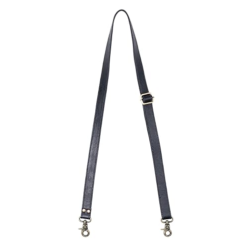 Image of Genuine Leather Purse Strap Replacement Adjustable 1 inch Wide ~ Womens Crossbody Handbag Laptop Bag Strap 28 inch-57 inch
