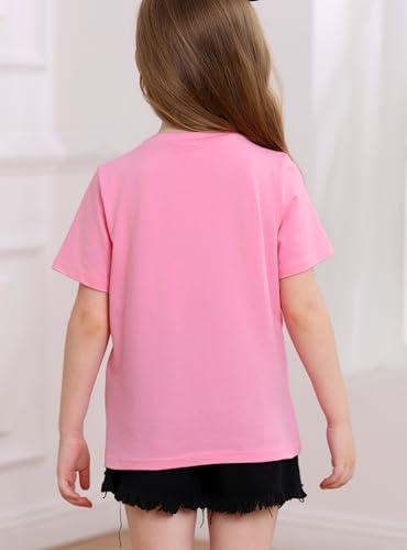 Birthday Girl Shirt 3-5 Years Old Unicorn Mermaid Embroidery Toddler Girls Gift Cotton T-Shirts Tee for 3rd 4th 5th Birthday3