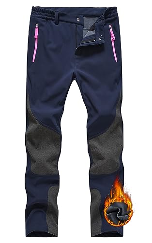 YSENTO Damen Wanderhose Outdoorhose Wasserdicht Softshellhose Winter Warm...