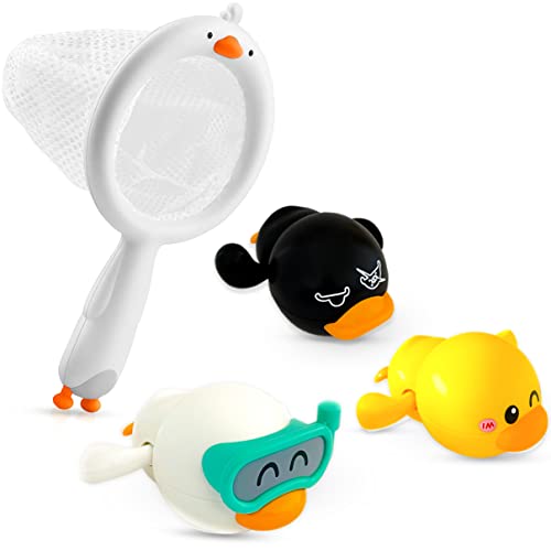 Marppy Toddler Bath Toys, Wind-Up Bath Toy Ducks For Toddlers Kids Boys And Girls, Swimming Bath Toys - Fun Bathtub Toys And Pool Toys For Toddlers, Baby Duck Bath Set And Water Toys #TOP22