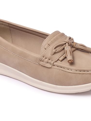 Image of Elle Women ComfortableFlats Square Toe Slip-Onfashion Shoes for Daily use, Office use, Casual use