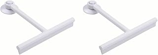2pcs Window Cleaning Squeegee Suction Cup Squeegee Auto Window Squeegee Window Glass Glass Scraper Car Window Squeegee Scraper for Glass Floor Blade White