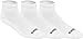 ASICS Cushion Quarter Sock (Pack of 3), X-Large, White
