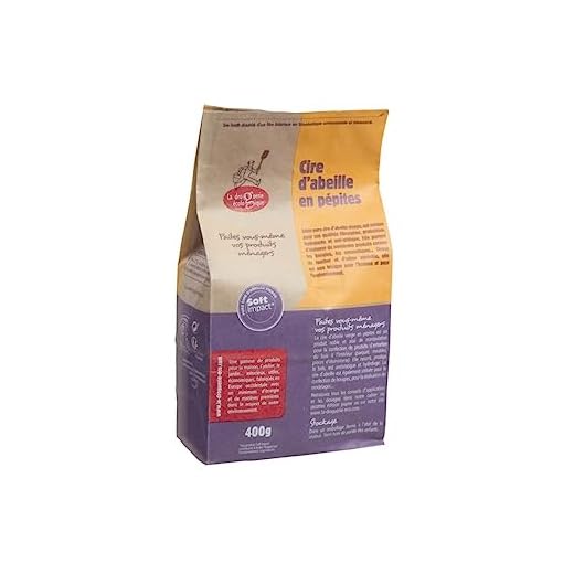Cire d'abeille, sac de 400gr