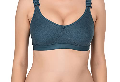 Image of Viral Girl Cotton Hosiery Women's Bra | Non-Padded Wire-Free Design with Adjustable Straps | Full Coverage Comfortable Bra | Soft Stretchable Fabric for All Day Support