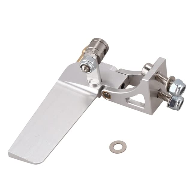 Aluminium Alloy Water Absorbing Rudder | Aluminium Alloy Steering Rudder | Parts Accs - Parts & Accs - - (Color: Silver)