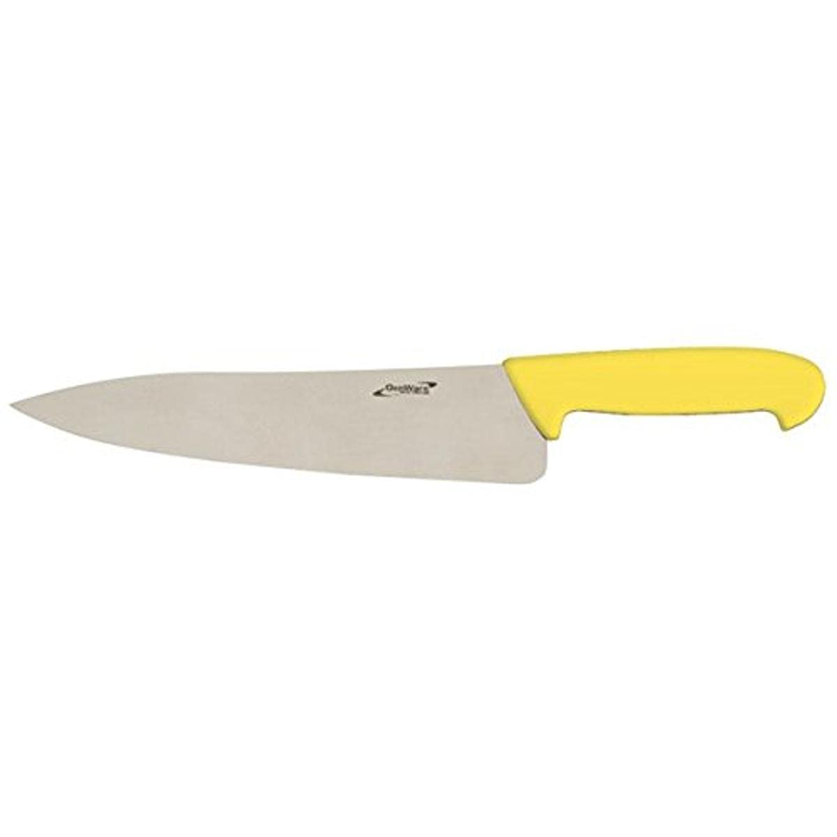 Genware NEV-K-C8Y Knife, 8'' Chef, Yellow