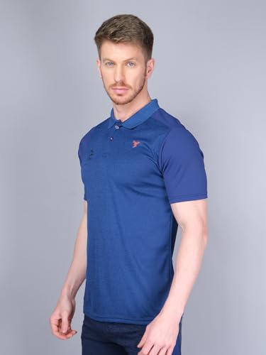 Image of TECHNOSPORT Men's Slim Fit Active T-Shirt - (MTP537 P) Pack of 1