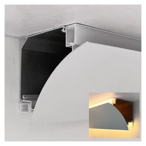 Diffuseur de canal en aluminium Led double face haut de gamme