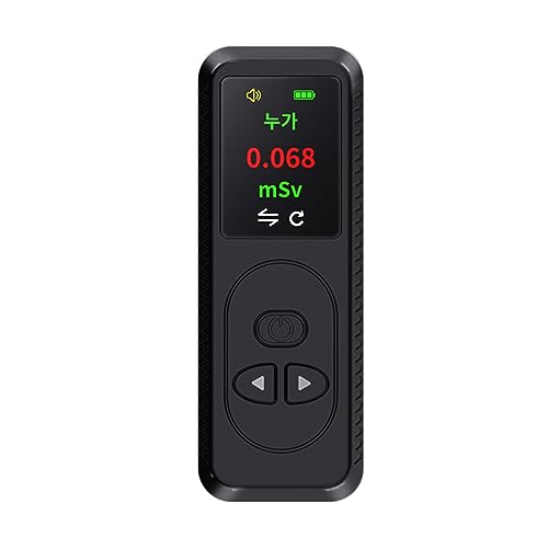TsoLay Geiger Compteur Nucléaire X Détecteur Rayons - Radioactif Alarme Noir