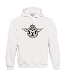  Textilhandel Hering Kapuzenpullover - Horex Oldtimer Horex Regina Horex Imperator Fun (Weiß, XXL)