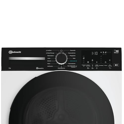 Bauknecht BT 97A WB Wärmepumpentrockner / 9 kg/EEK A/IronEase/A-Noise/Precision Dry, weiß