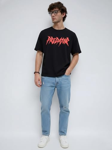 Image of Stylish Oversize T-Shirt for Men | Round Neck Printed Oversize T-Shirt